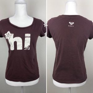 Roxy Aloha Hawaii Printed Shirt Size M